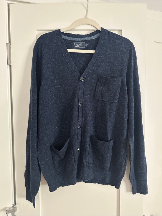 Grayers Other - Grayer’s Men's Navy V-Neck Cardigan Sweater